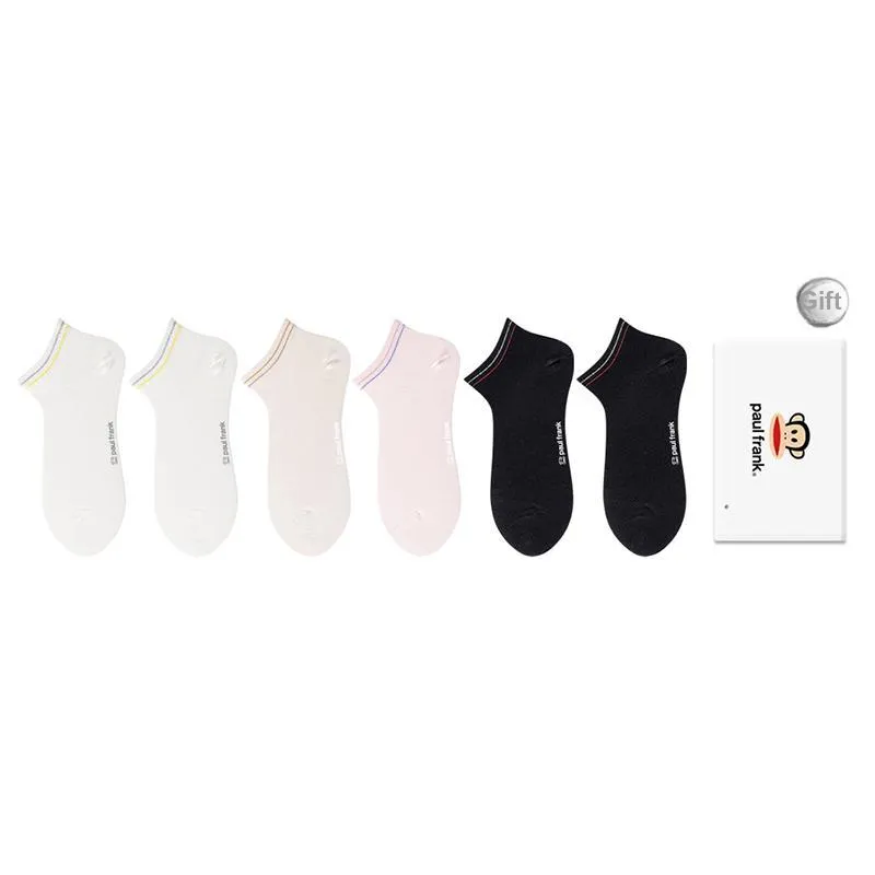 PAUL FRANK Ankle Socks Women's Box 6 Pack-30