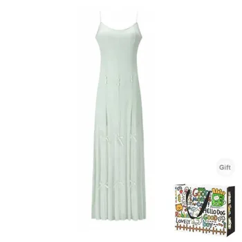 ZVJH Slip Dresses Women's Green Shopping Bag