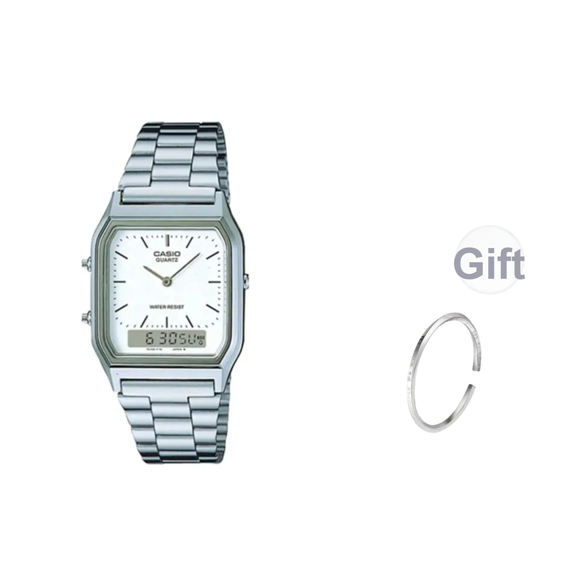 CASIO YOUTH Collection Блок Кварцевый Механизм Часы Женские Белый Циферблат