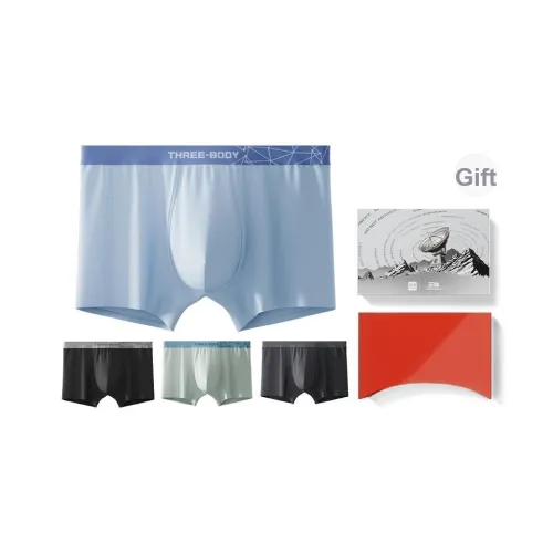 HLA x THREE Тело Трусы Мужские Коробка 4 Пачки