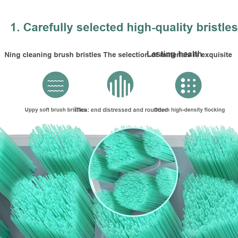 EIYEAH Compatible With Xiaomi T300/T500m Home Lite Toothbrush Heads Adults Unisex Hair Cleaning All Replacement-5