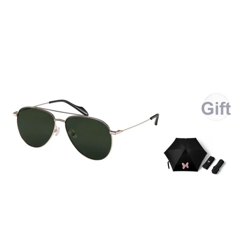 MUJOSH Aviator Double Layer Design Outdoor Sunglasses With Frog Shaped Frame Trendy And Cool Sunglasses Unisex-0