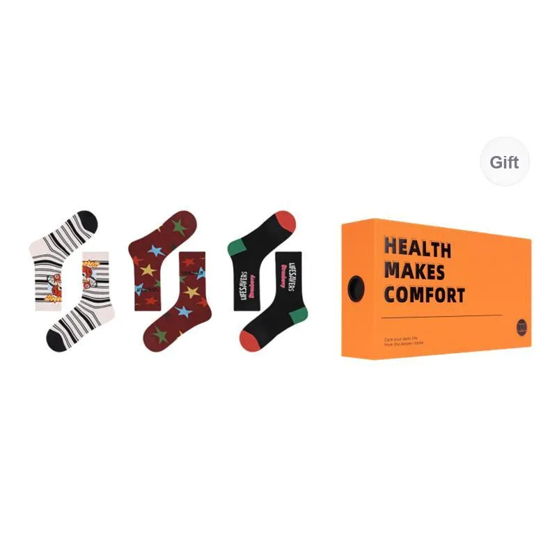 Vine Color Mid Calf Socks Women's 3 Pack-10