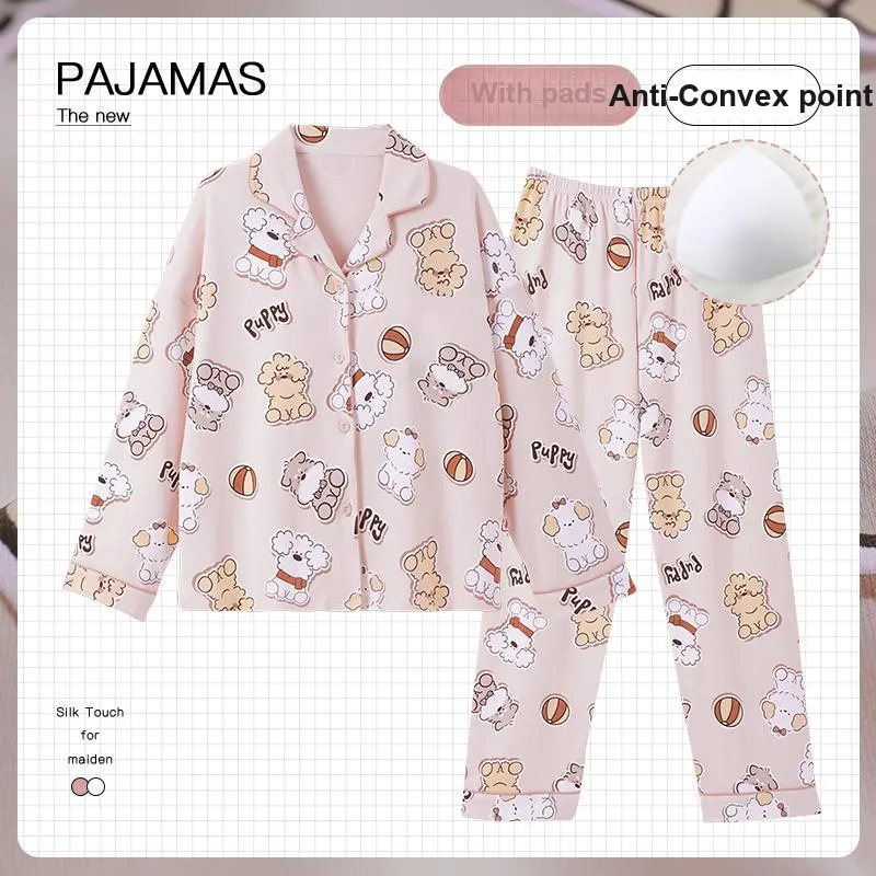 OUSHIBO Pajama Set Women's Pink-1