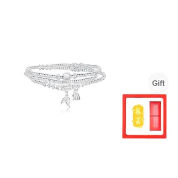 Chongqing Gold Store S925 Silver Bracelets Unisex