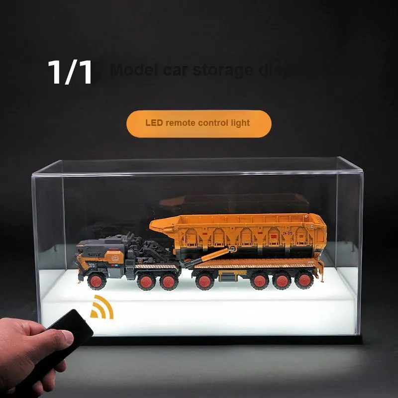 Kavi LED Lighted 1:18 Scale Acrylic Dust Cover Display Case Model Accessories-1