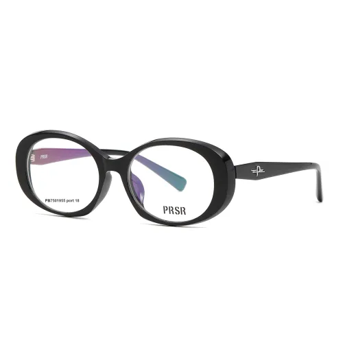 Prsr Нейлон TR Памятный пластик Овал Оправы для очков Женские