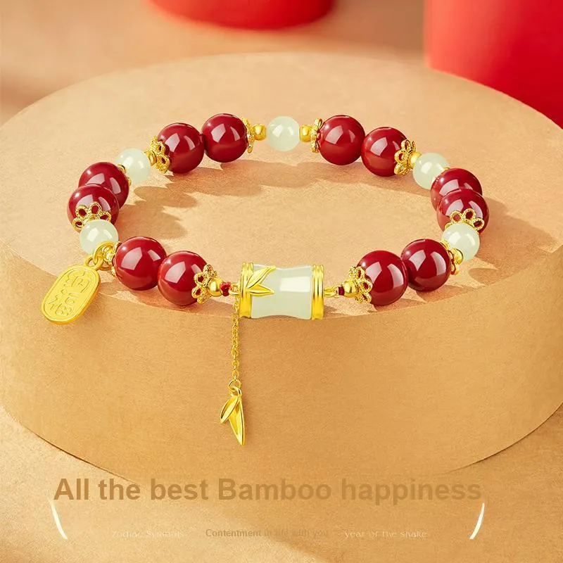 SGE Bracelets Pale Greenish White Jade Women's-2