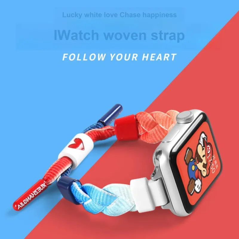 MSSM Watch Band Apple Compatibility Nylon Material-17