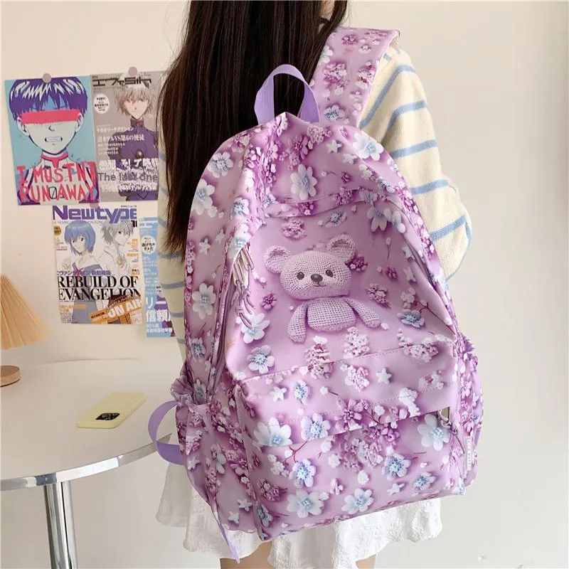 Debecca Oxford Backpack Women's Multicolor-14