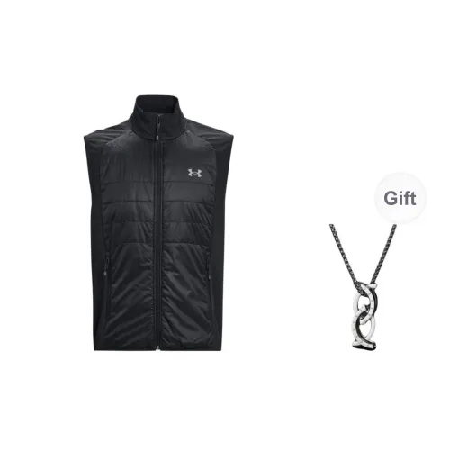 Under Armour Active Hybrid Vest Vest Unisex Black Comes With Necklace