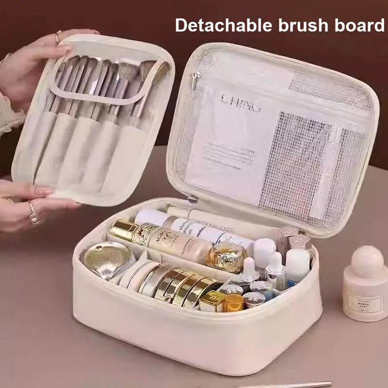 ZHENZI Portable Large Capacity Cosmetics Travel Toiletry Bag Storage Bags-3