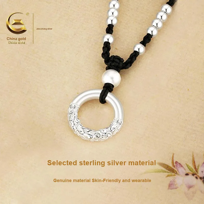 ZSY Sterling Silver Necklaces Unisex-3
