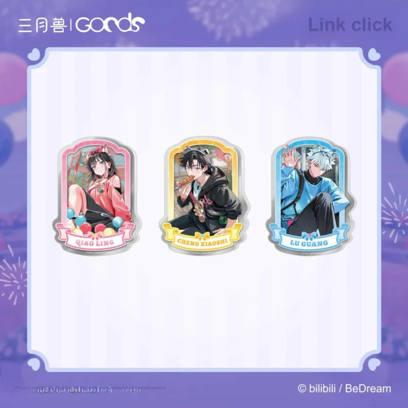 March·Monster Link Click, Animation REC Moment Collection, Acrylic Anime / Games Fridge Magnets-2