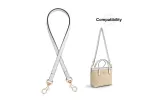 [Leather Strap]Chalk White Underarm One Shoulder 65cm