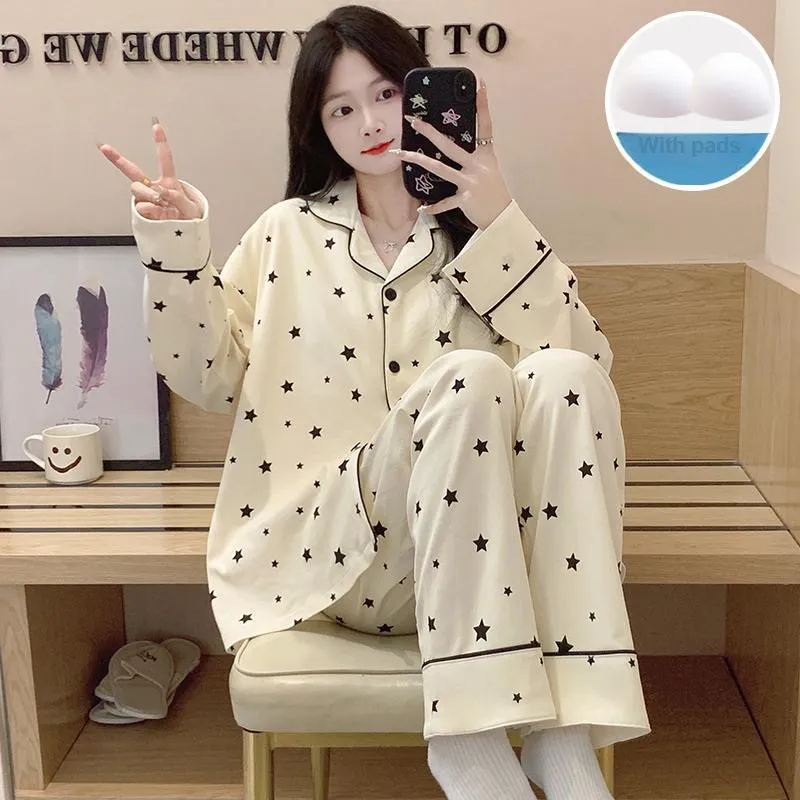 Sleeping Beauty Pajama Set Women's Apricot-3