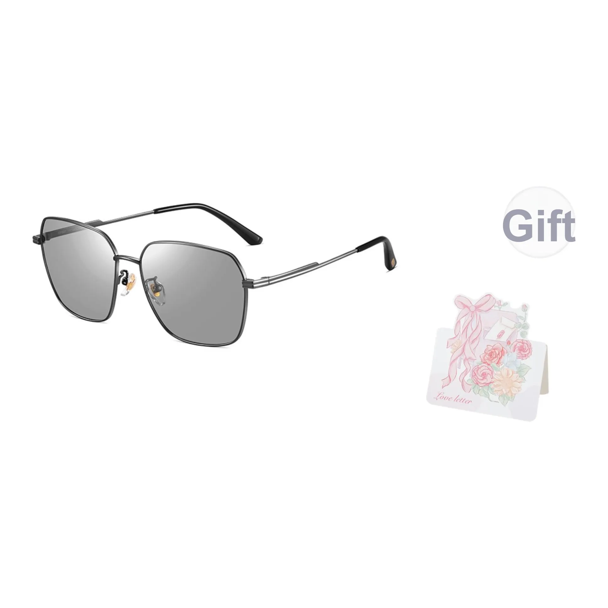 CAPONI Металл Нерегулярная форма Солнцезащитные очки Мужской