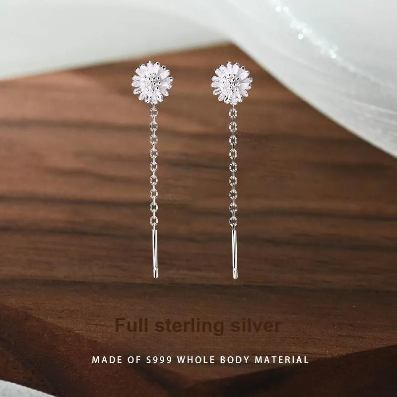 QUIET LOVE Sterling Silver Stud Earrings Women's-3