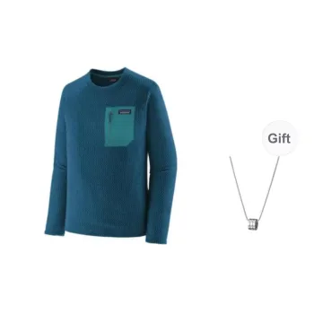 Patagonia T Shirt Men's Blue, Comes With Necklace