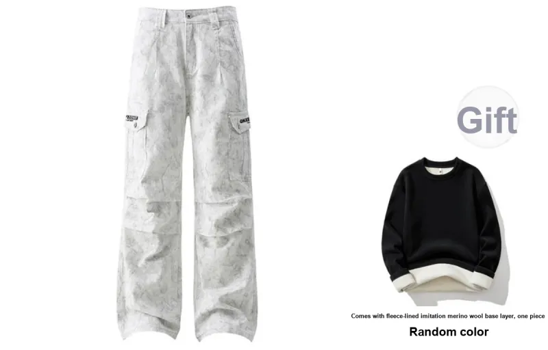 Qnxeey Cargo Pants Unisex-5
