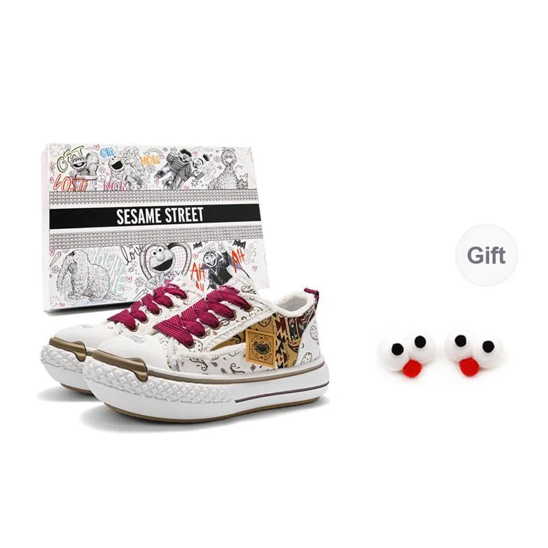 SESAME STREET Platform Canvas Shoes Unisex-18