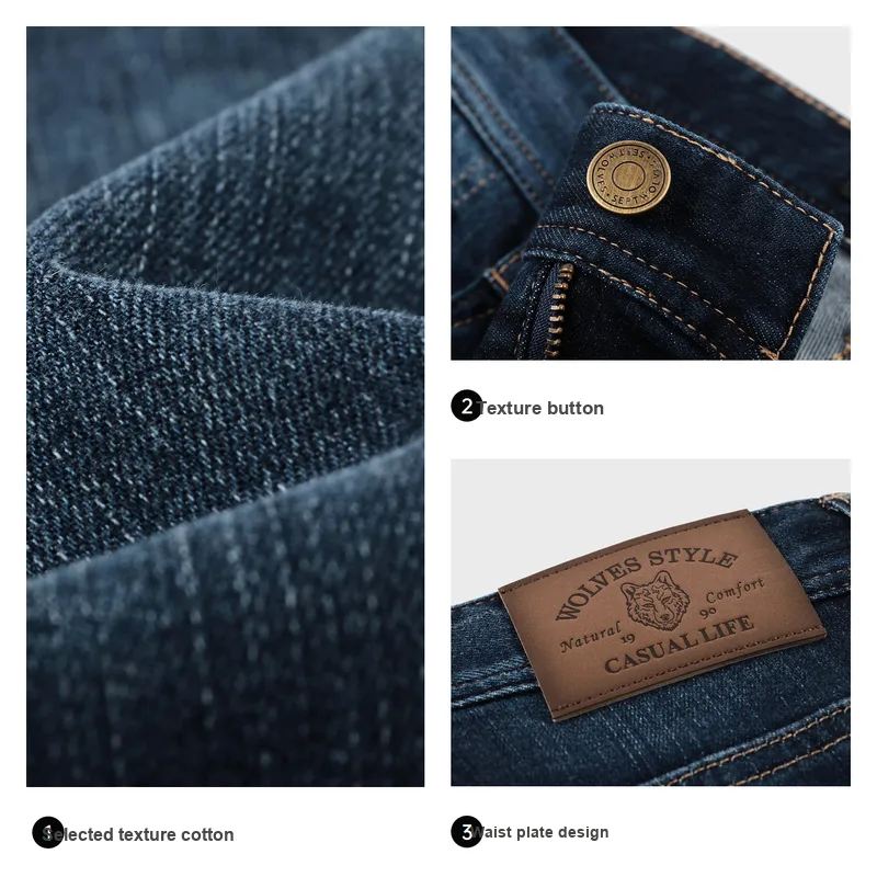 SEPTWOLVES Jeans Unisex Dark Blue-5