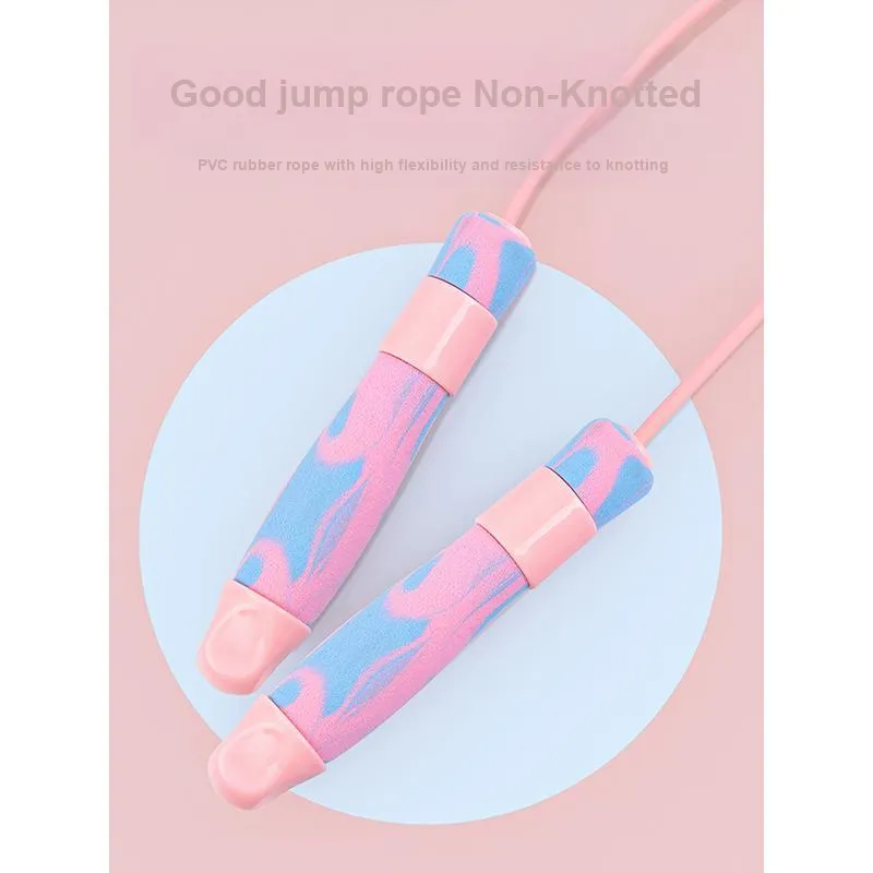 LENWAVE Fitness Training Non Countable Jump Ropes Fitness Crowd Handle Material, Foam, Rope Material PVC Rubber 3m-2