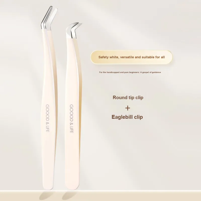 Goodgudi High Precision False Eyelash Tweezers Curling-21