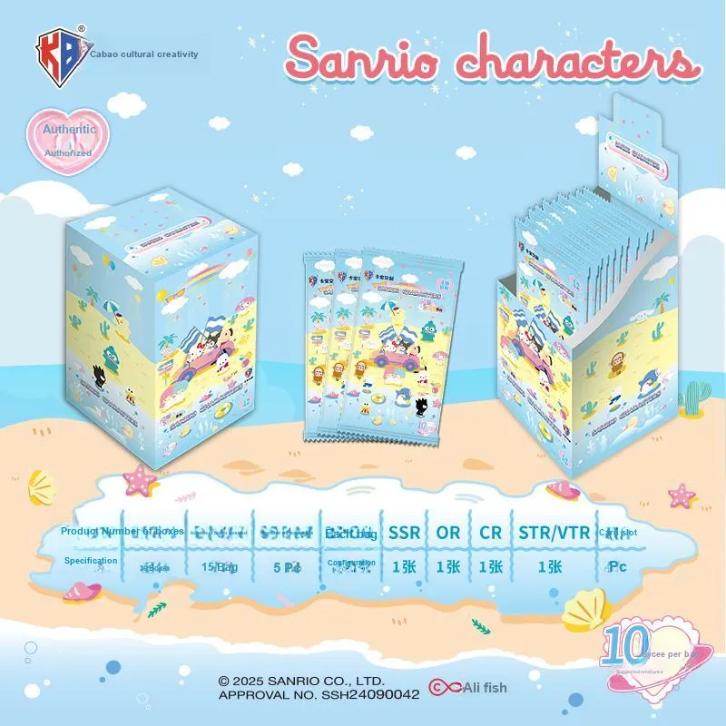 Kabao Cultural Creation x Sanrio Polaroid Card Shimmer Star Third Edition V10 IP/Anime Cards 15 Sachets/box-4