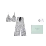 [Gift Box Set]Camisole Pants Ink Wash Butterfly Forest Women's Matching Set