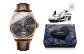 Rose Gold Case Brown Leather Strap