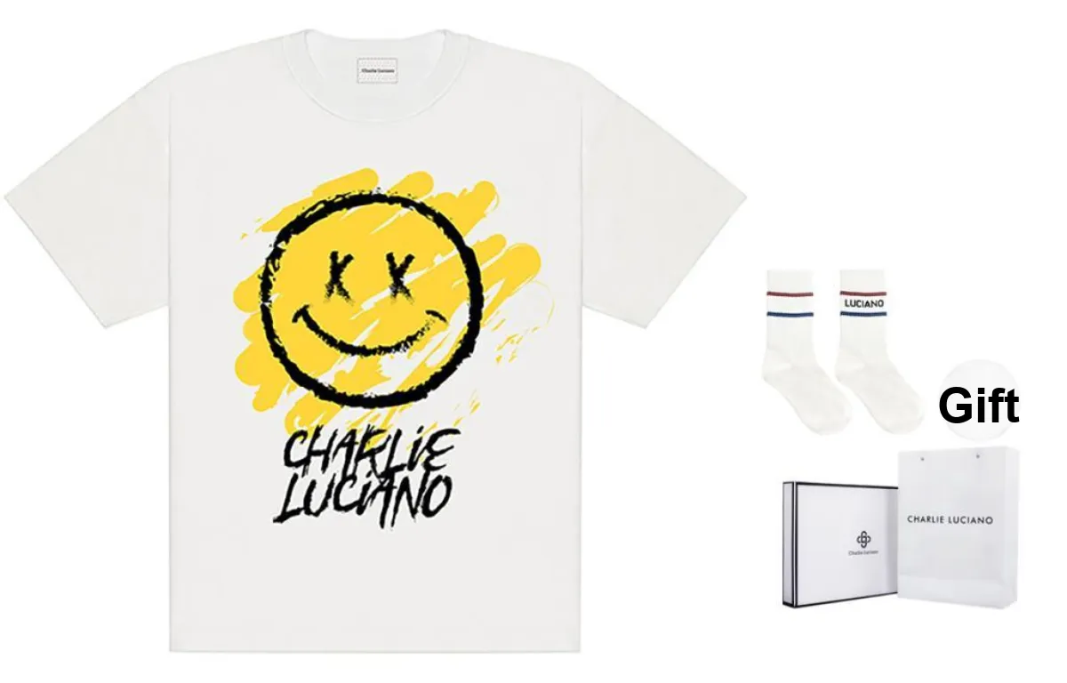 Charlie Luciano T Shirt Unisex White