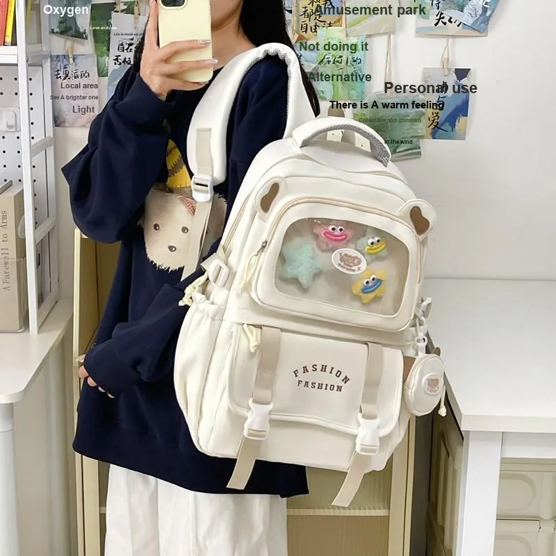 AIBAG Twill Backpack Unisex Multicolor-2