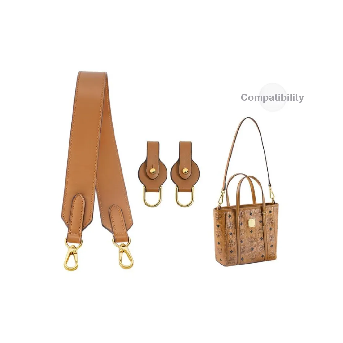 Lan Bao Fan Cow Leather Shoulder Straps Women's Earth Yellow Brown
