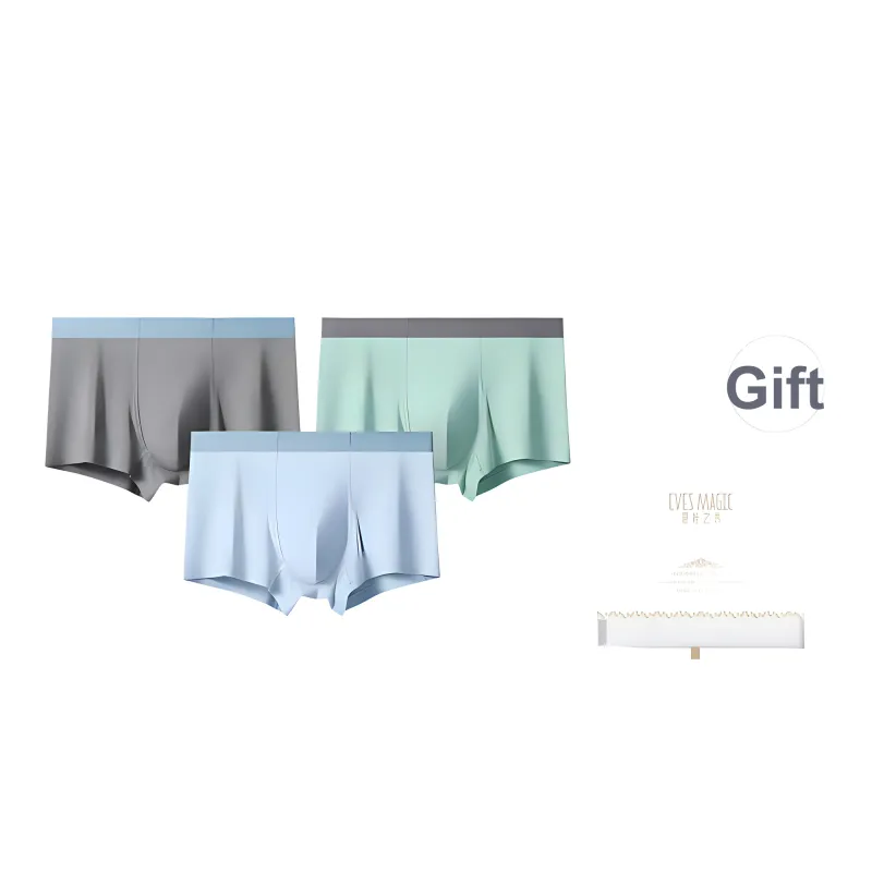 XIA.WA.ZHI.XIU Underpants Men's Shopping Bag 3 Pack-35