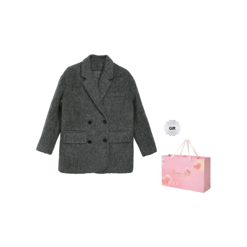 SUNSUNTOWN Coat Women's Dark Gray