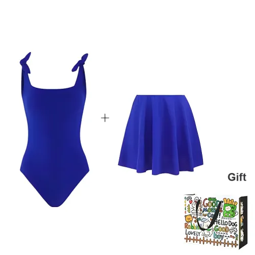 Dippanis Swimsuit Sets Women's Blue Shopping Bag Included