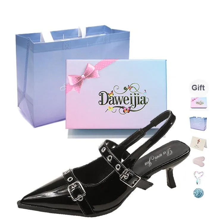 Dawei's House Slim Heel High Heels Women's Gift Box Set-11