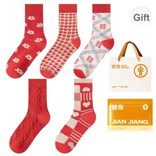 Master Mid Calf Socks Women's Shopping Bag 5 Pack