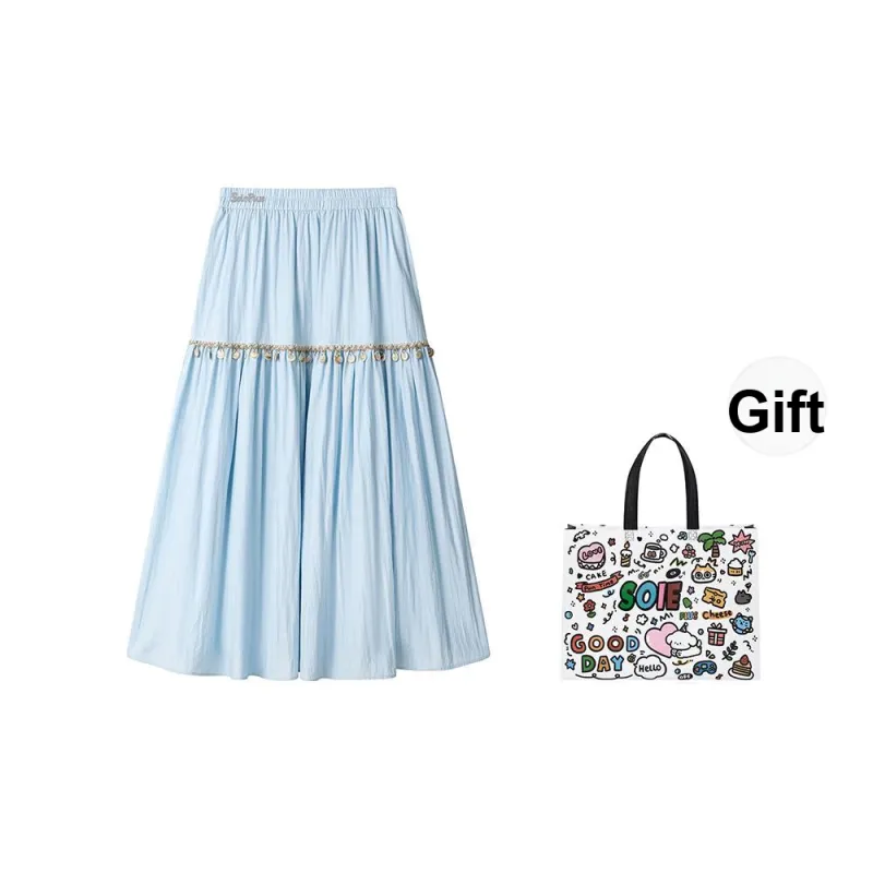 SOIE Casual Long Skirts Women's-5