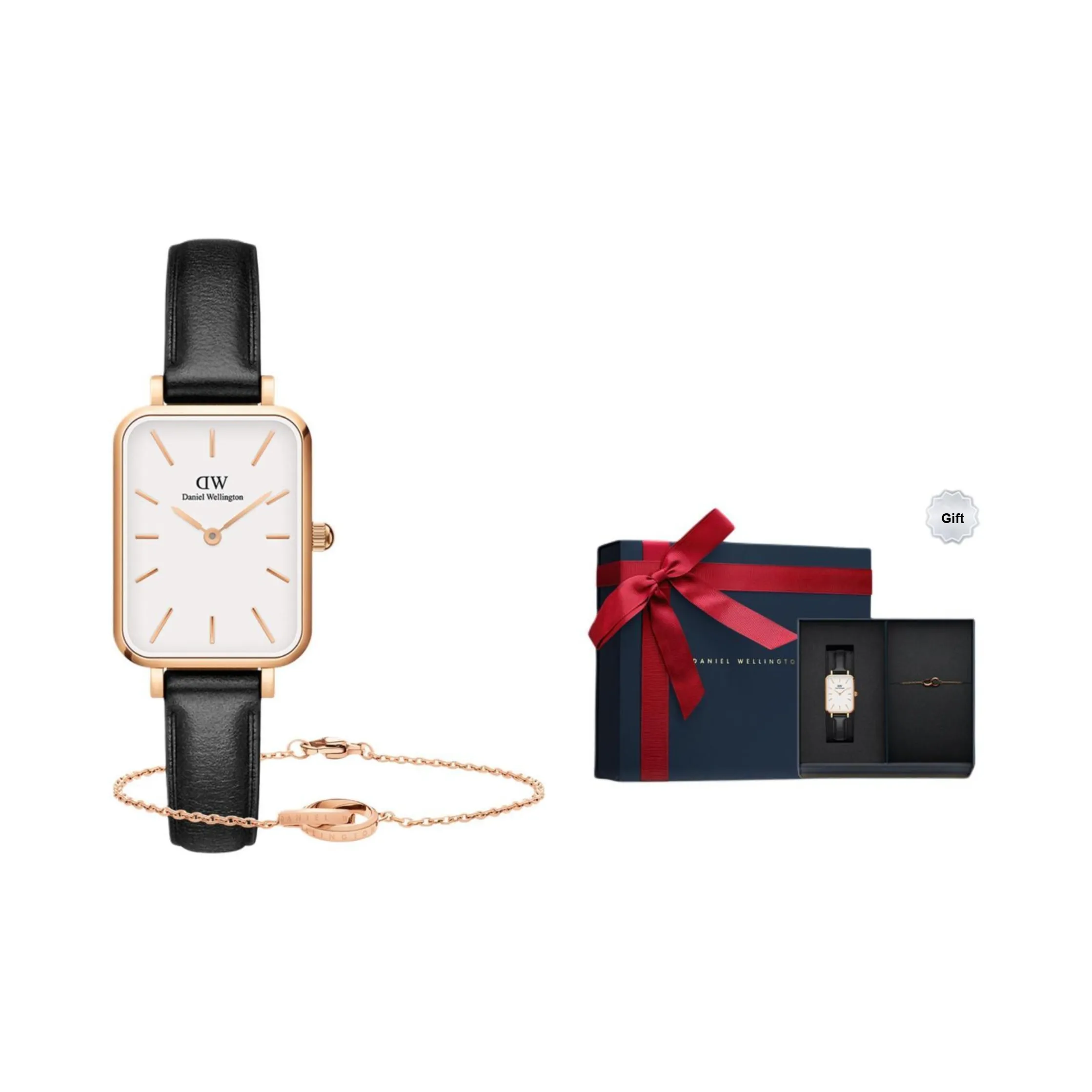 Daniel Wellington Women's Watch Кварцевый механизм Белый циферблат