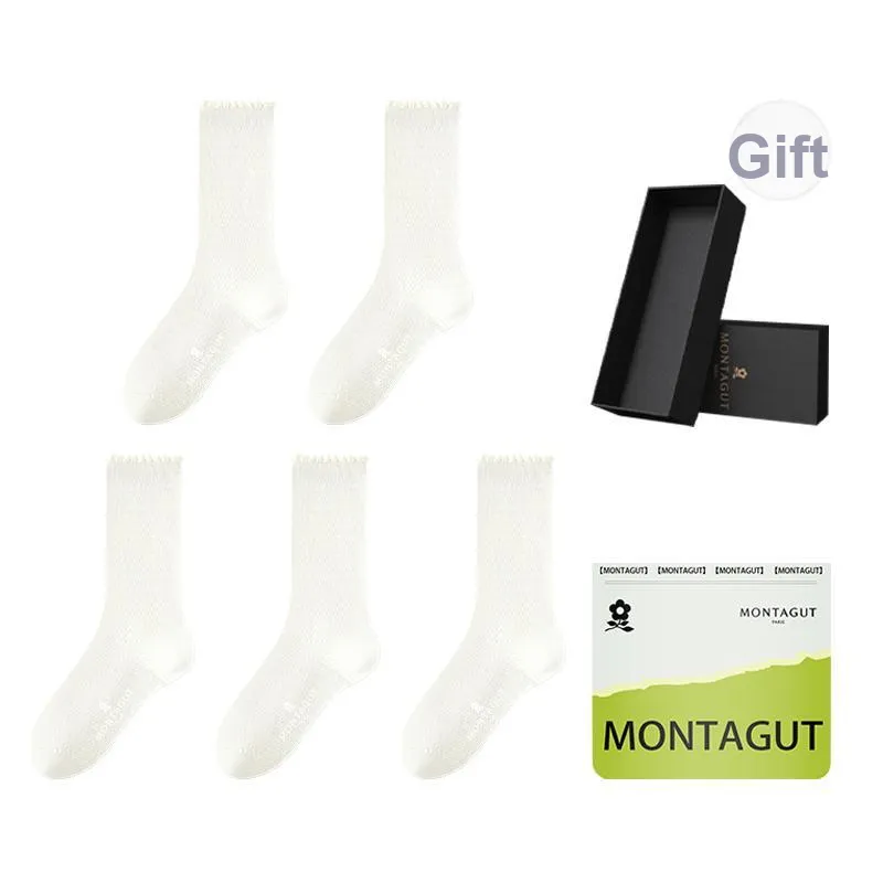 Montagut Mid Calf Socks Women's Shopping Bag Combo Set-12