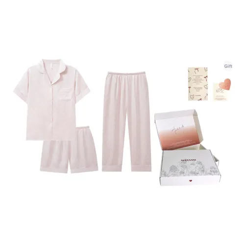 WANANNI Пижамный комплект женский светло-розовый