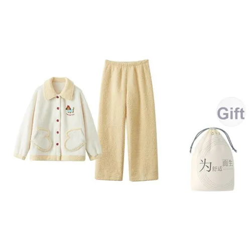 Red Beans At Home Пижамный комплект Женская Сумка для покупок