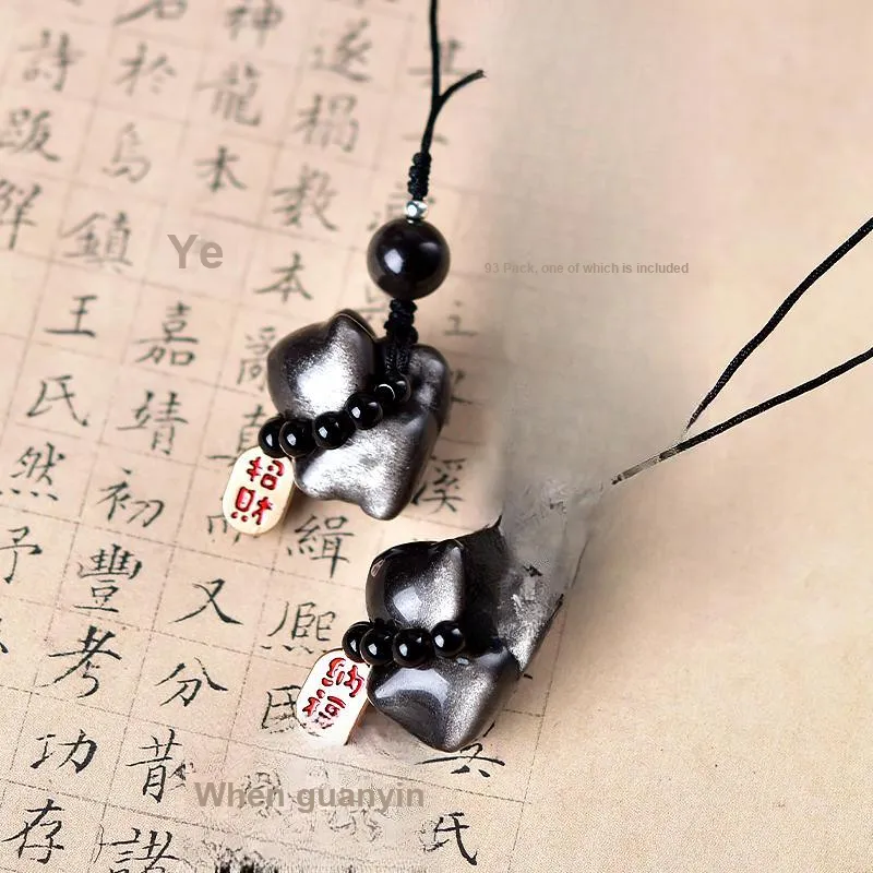 Tokai Family Obsidian Pendants Unisex-4