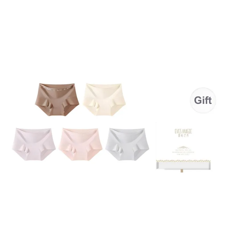 XIA.WA.ZHI.XIU Underpants Women's Shopping Bag 5 Pack-12