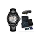 Black Case Black Dial Black Leather Strap[Limited Sports Car Clothing Sets]