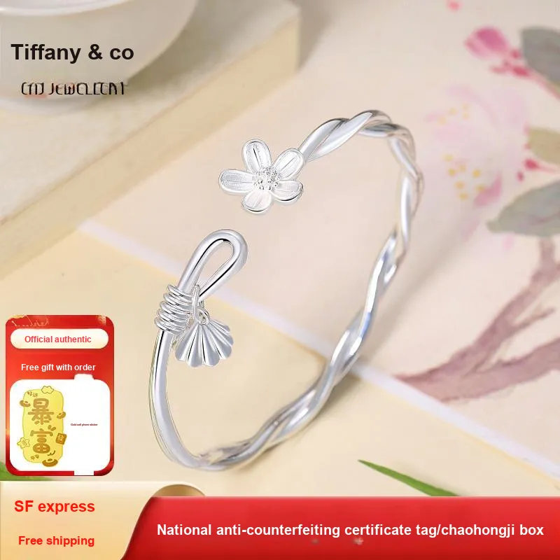CHAOHONGJI Sterling Silver Sterling Silver Bangle Women's-1