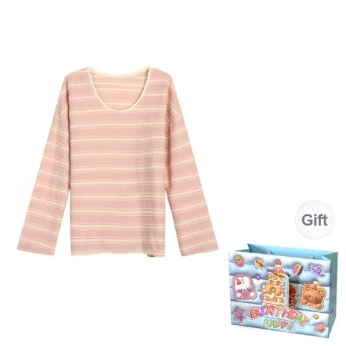 WOWI KCKS Drop Shoulder Sleeve T Shirt Women's Pink
