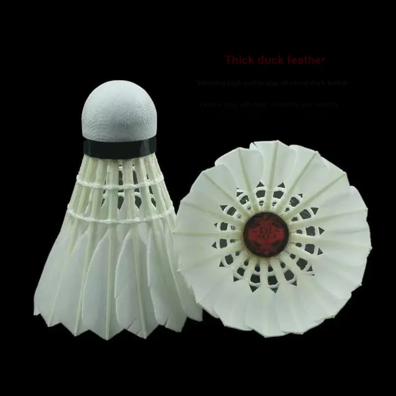 RSL Duck Feather Shuttlecock 12 Pack CiGu Duck Feather All Round Duck Feather Shuttlecocks-2